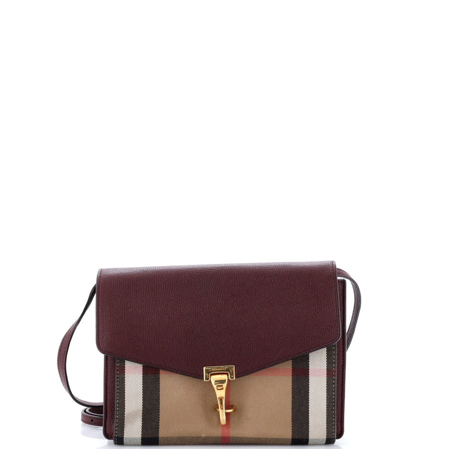 Burberry Macken Crossbody Bag Leather