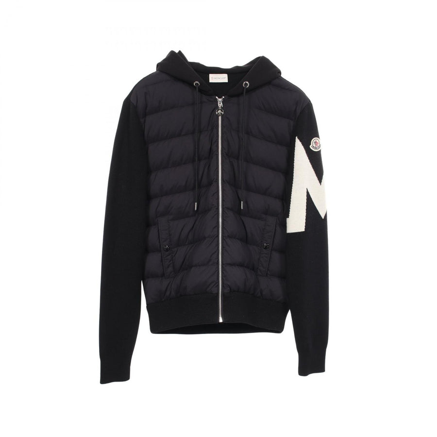 Moncler Knit Panned Hoodie Down Jacket