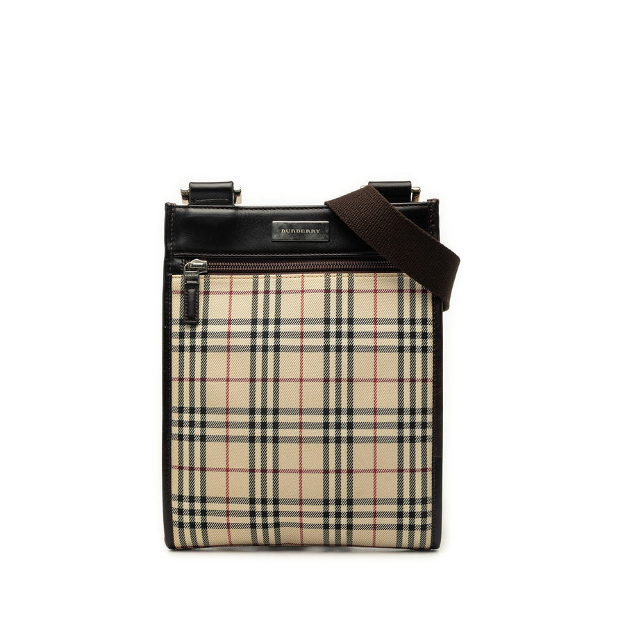 Burberry House Check Canvas Crossbody