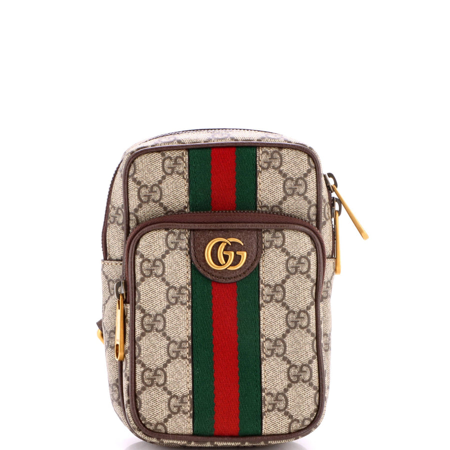 Gucci Ophidia Front Pocket Zip Crossbody