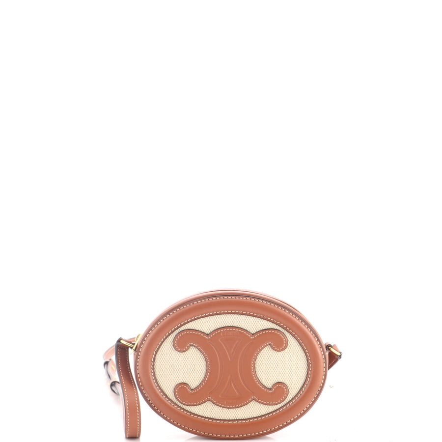 Celine Triomphe Oval Crossbody Bag