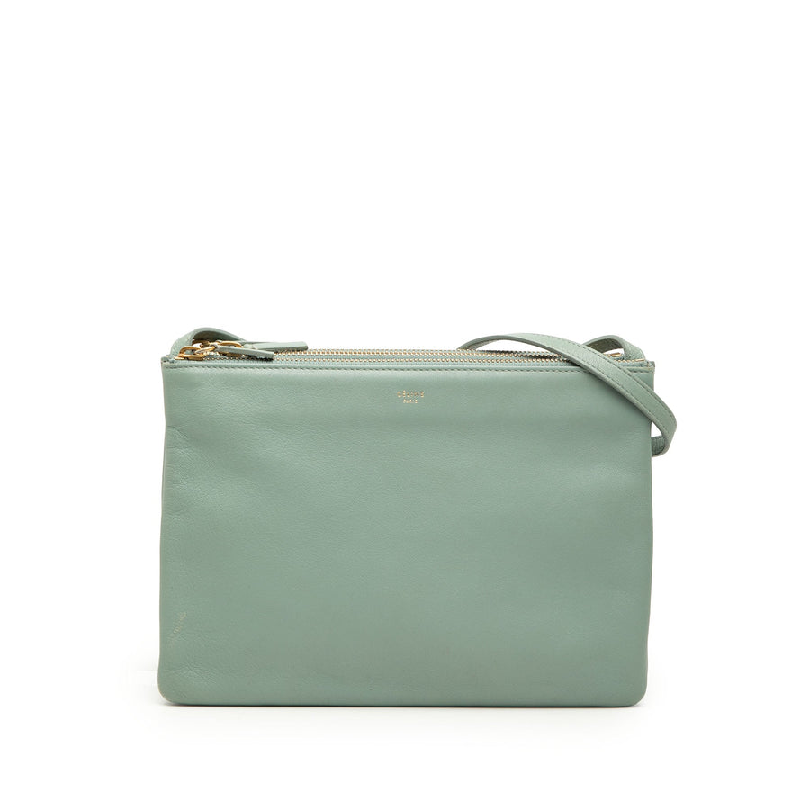 Celine Trio Crossbody Bag Leather Large