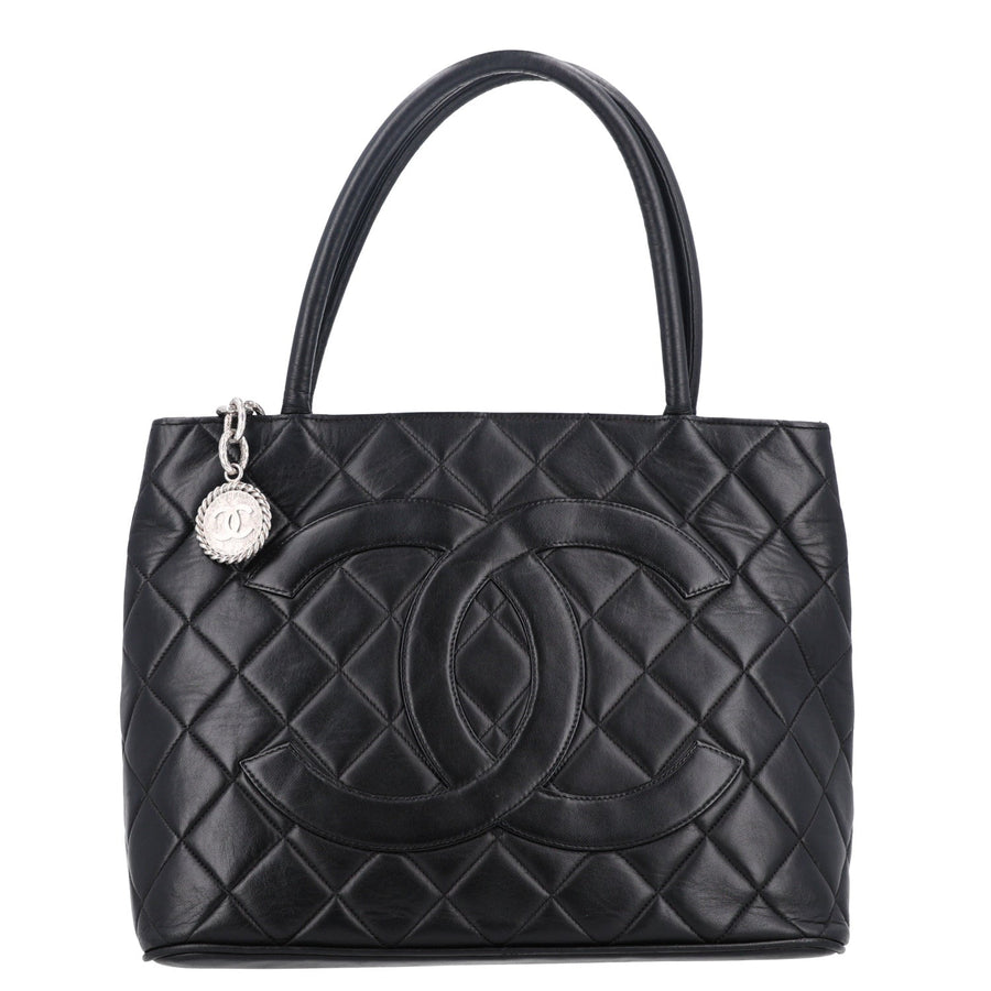 Chanel Lambskin Quilted Medallion Tote