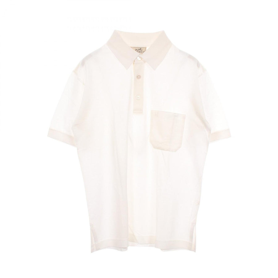 Hermes H Embroidery Short Sleeve Polo