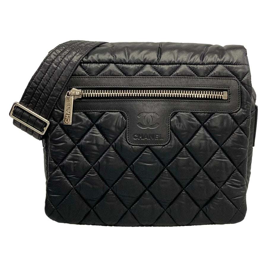 Chanel Coco Cocoon Black Nylon Shoulder