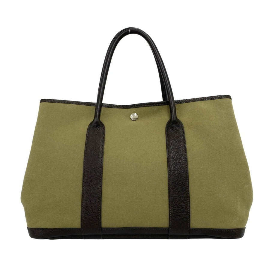 Hermes Garden Party Tote Toile And
