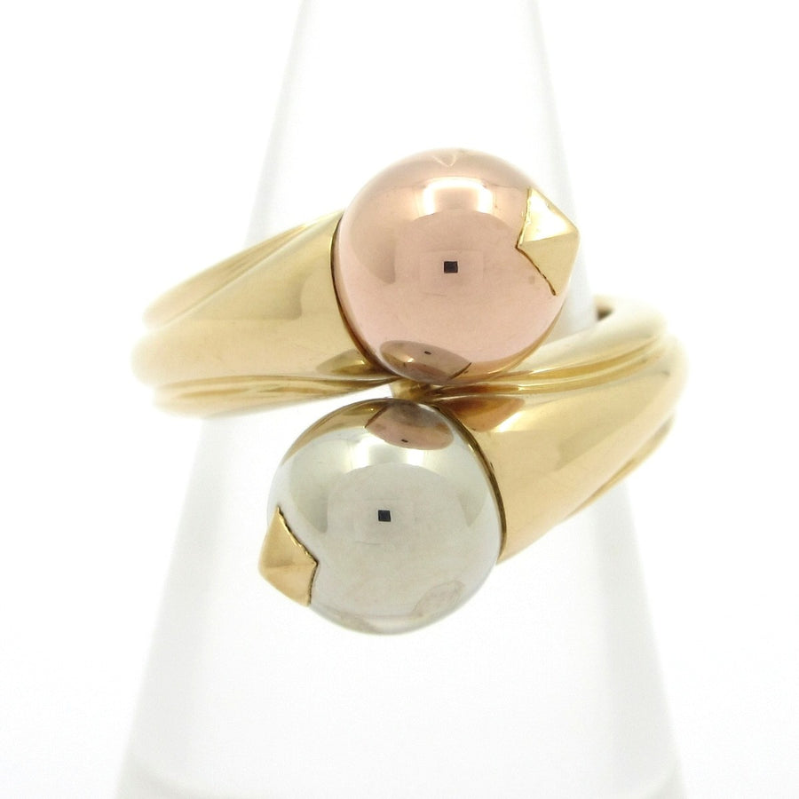 Bvlgari Passo Doppio 18K Tri-Color Ring