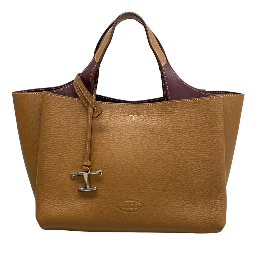 Tod's T Timeless Leather Bag Mini Brown