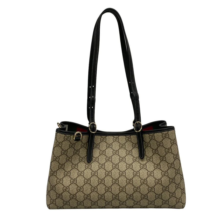 Gucci Gg Emblem Medium Tote Bag Beige