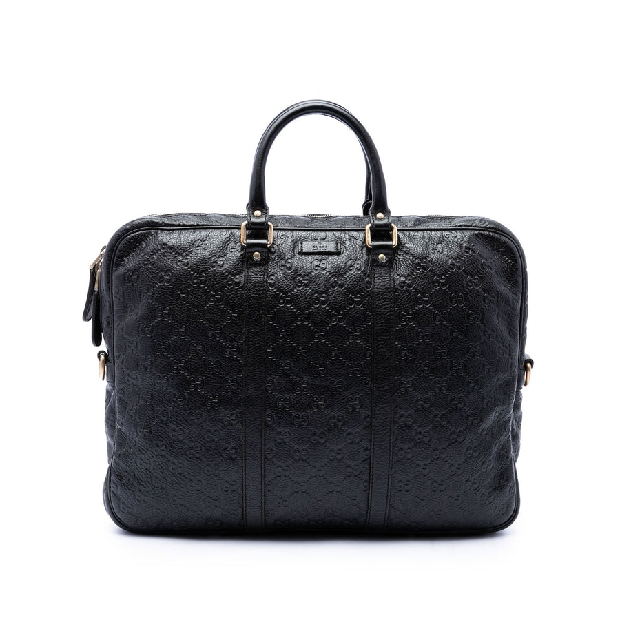 Gucci Ssima Business Bag Pre-Loved Black