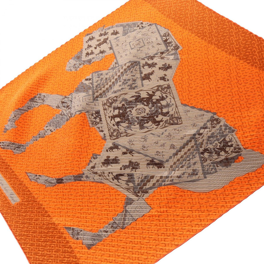 Hermes Cheval Sur Mon Carre Pleated