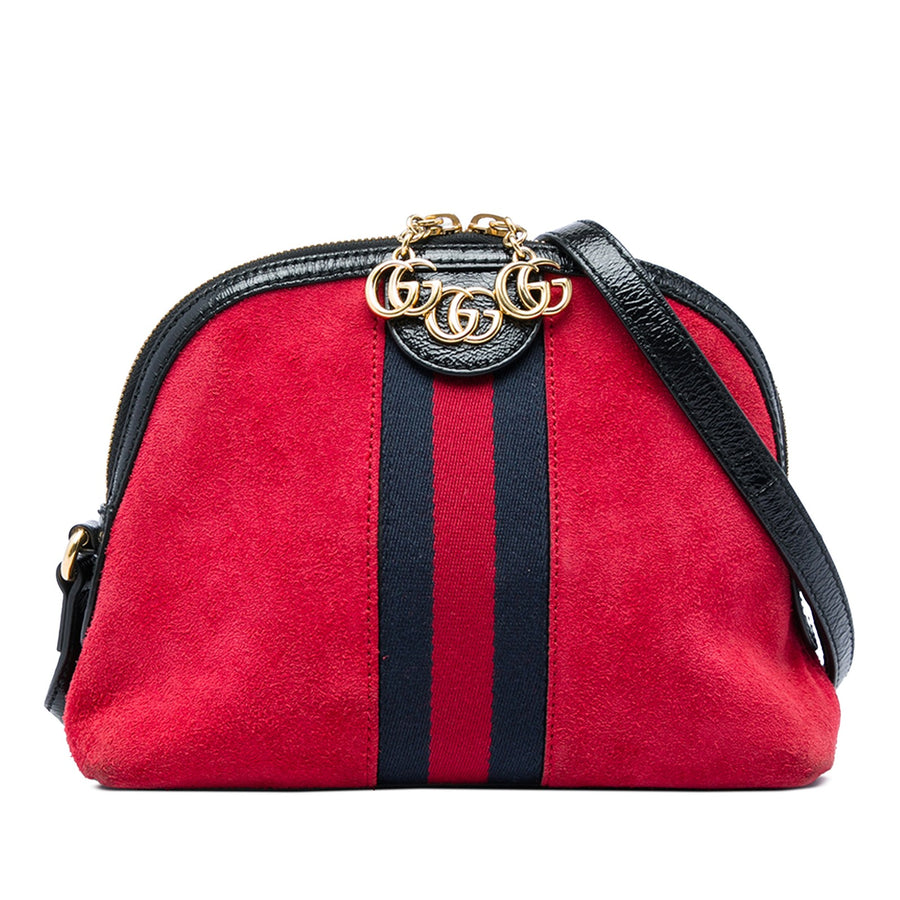 Gucci Small Suede Web Ophidia Dome