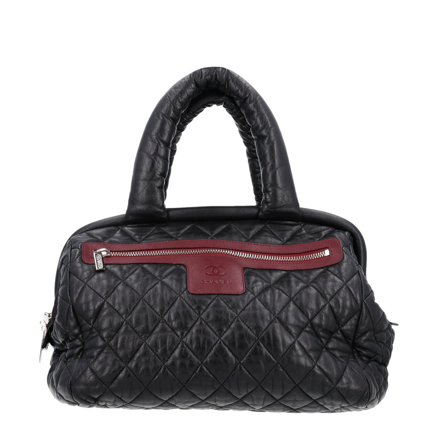 Chanel Lambskin Coco Cocoon Bowler Black