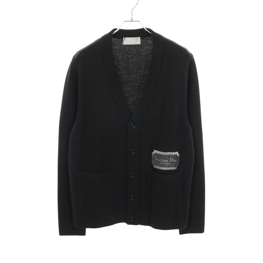Christian Dior Couture Logo Cardigan