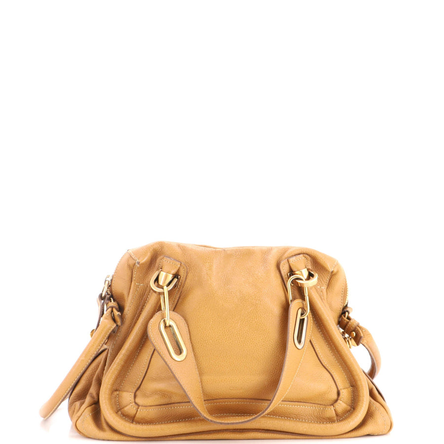 Chloe Paraty Handbag Quilted Leather