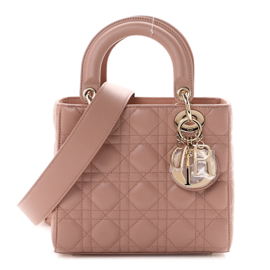 Christian Dior Lambskin Cannage Small My