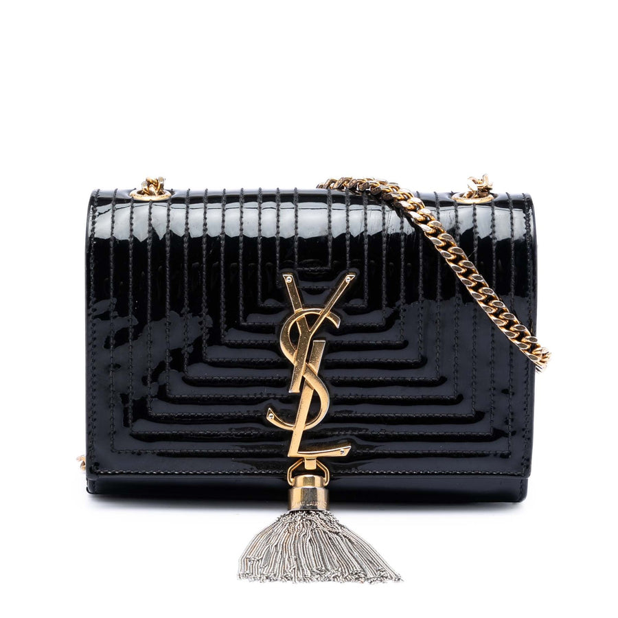 Saint Laurent Small Quilted Patent Kate