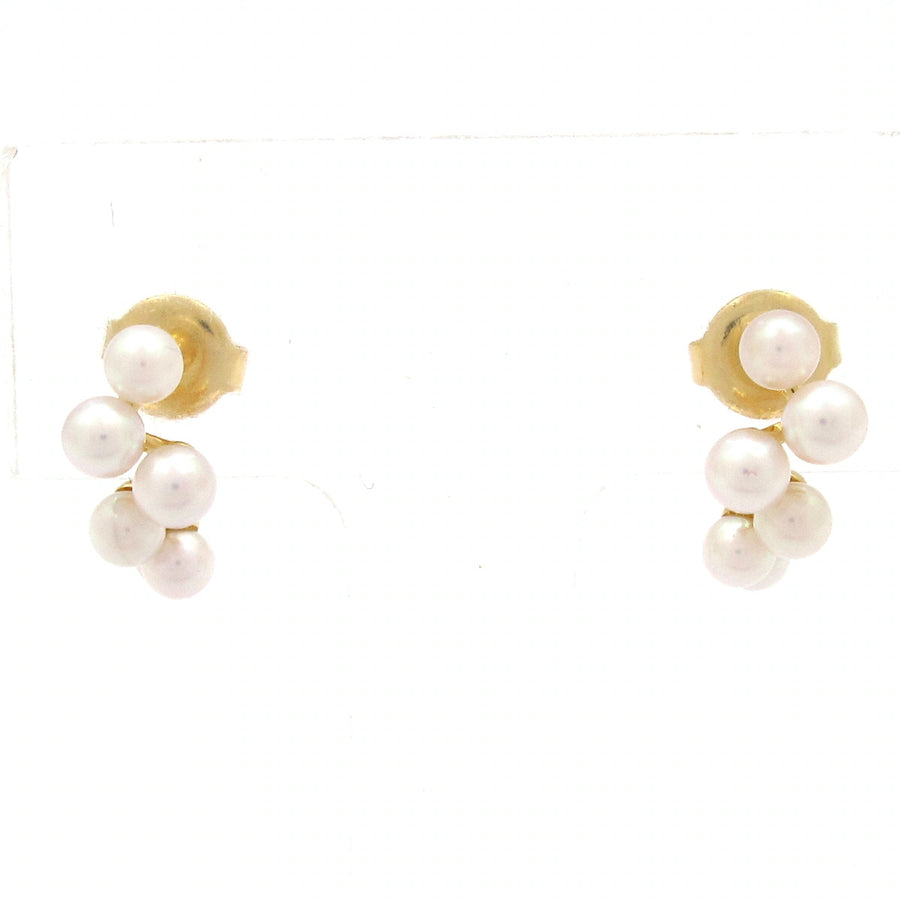 Mikimoto 18K Yellow Gold Cream Pearl