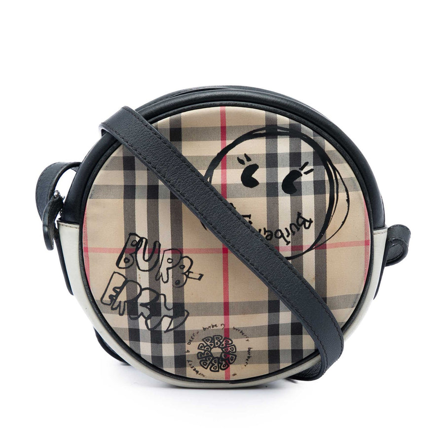 Burberry House Check Canvas And Calfskin
