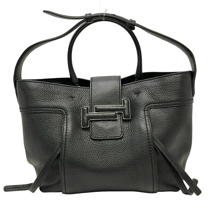Tod's Double T Shopping Bag Large Black
