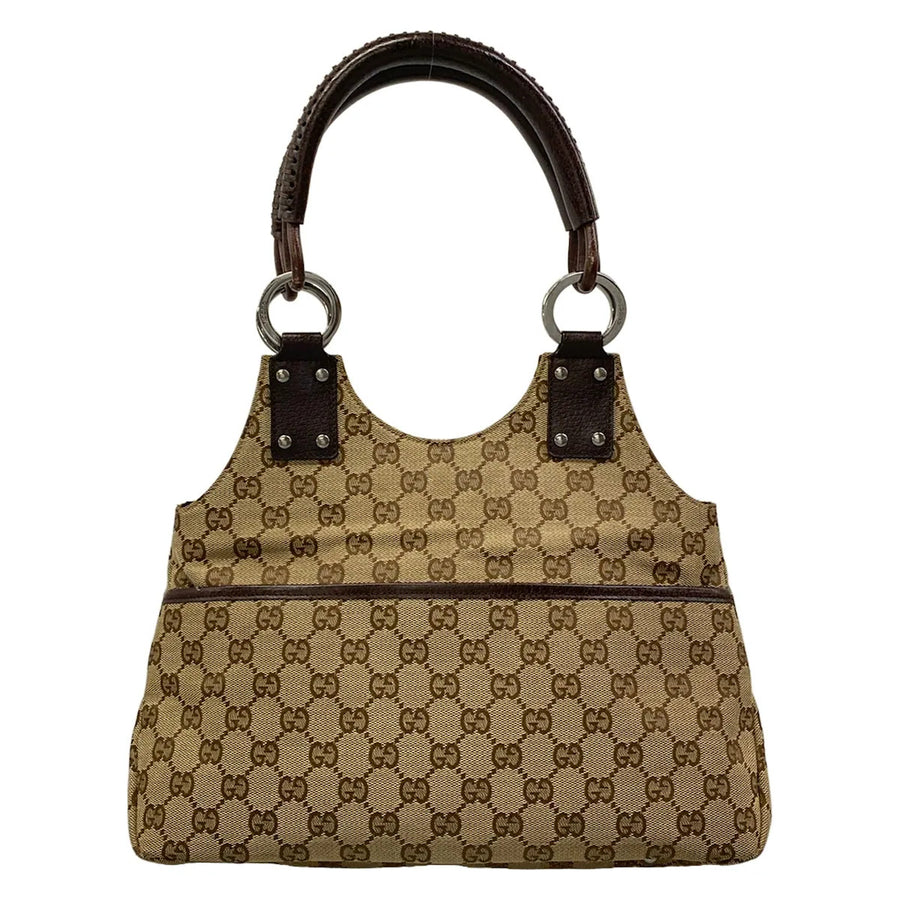 Gucci Gg Beige Dark Brown Jacquard