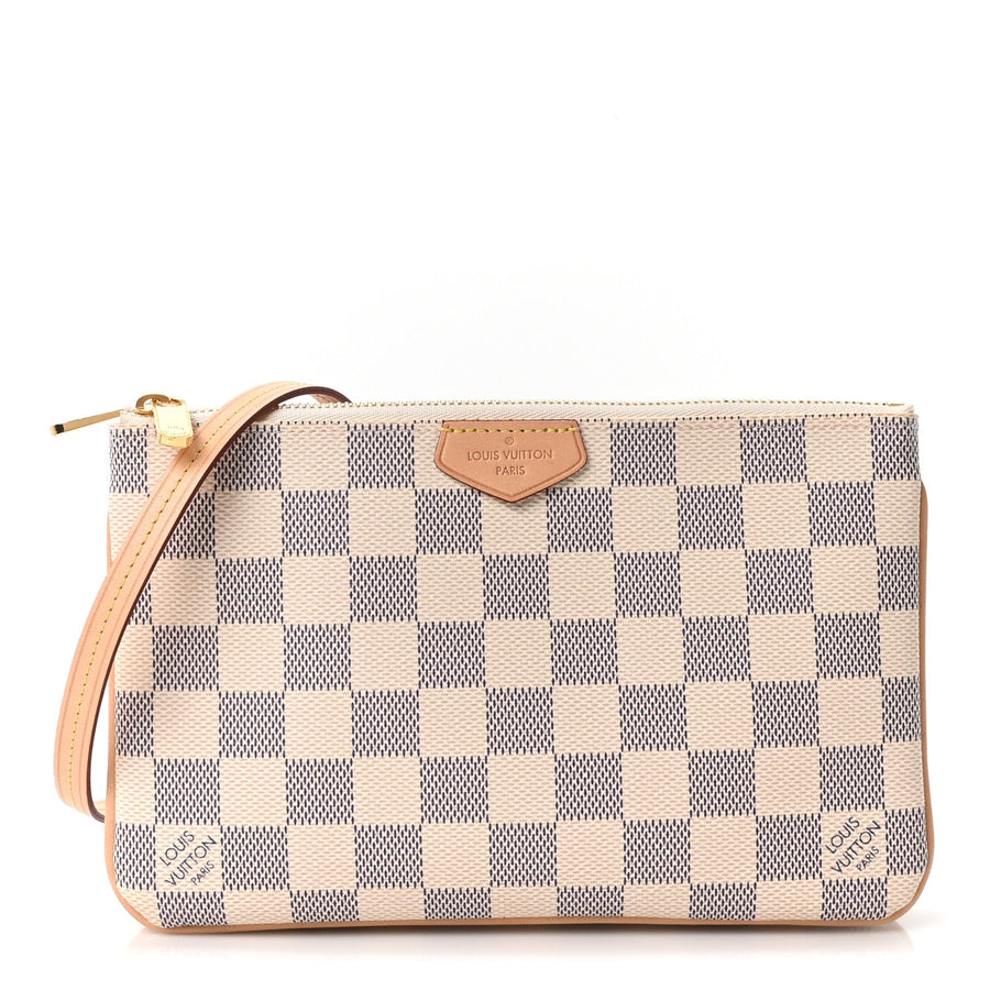 Louis Vuitton Damier Azur Double Zip