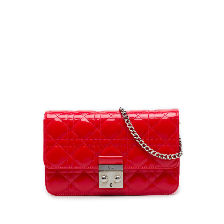 Dior Patent Cannage Miss Promenade