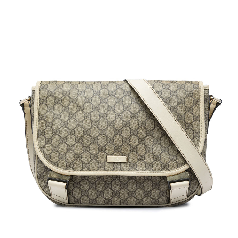 Gucci Gg Supreme Crossbody Pre-Loved Bag