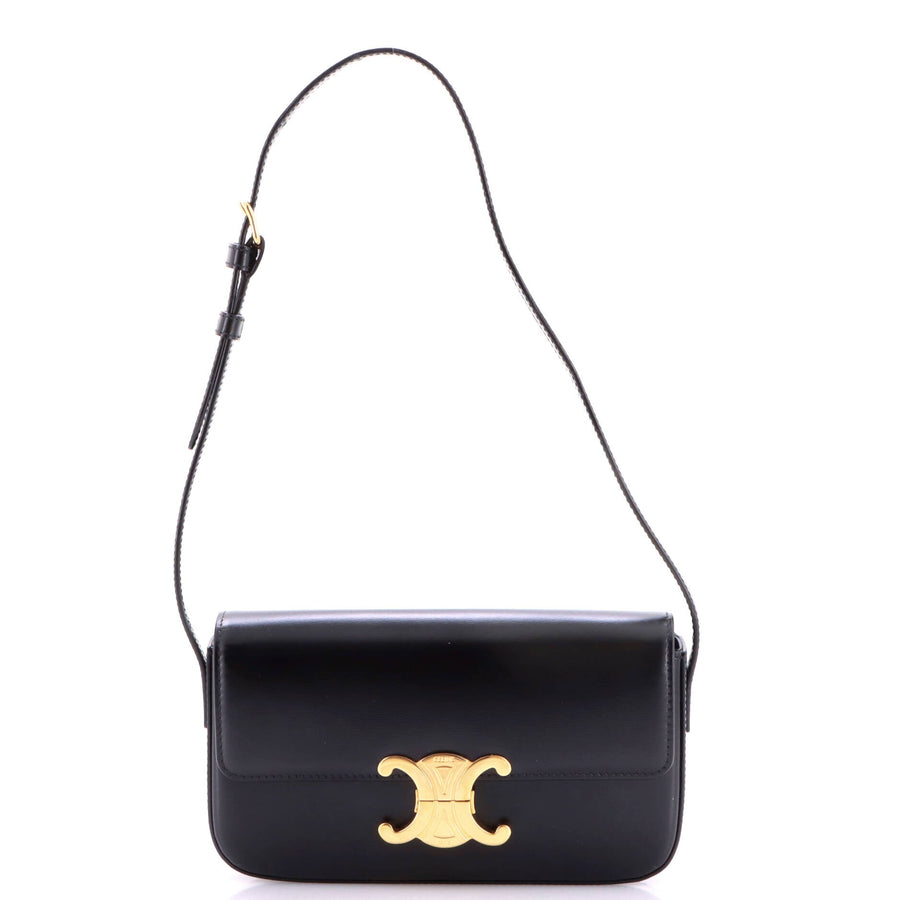 Celine Triomphe East-West Shoulder Bag