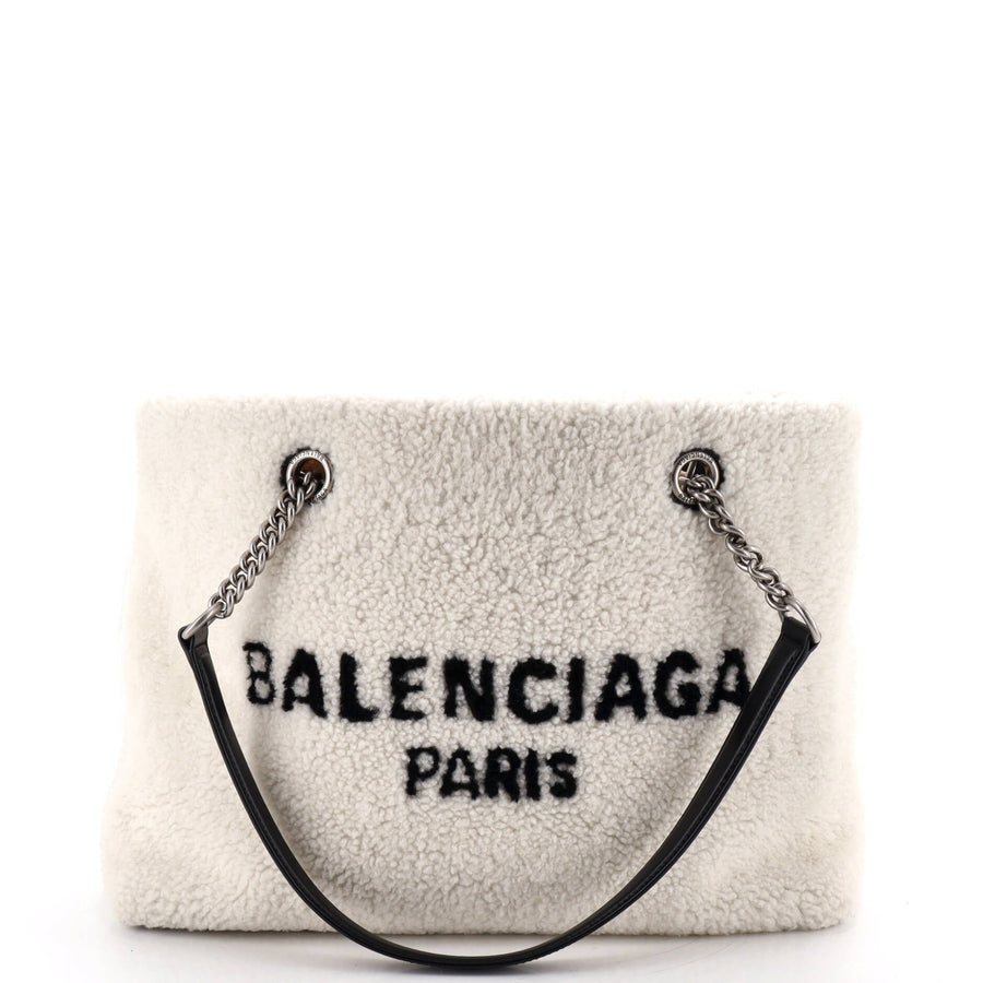 Balenciaga Duty Free Tote Shearling
