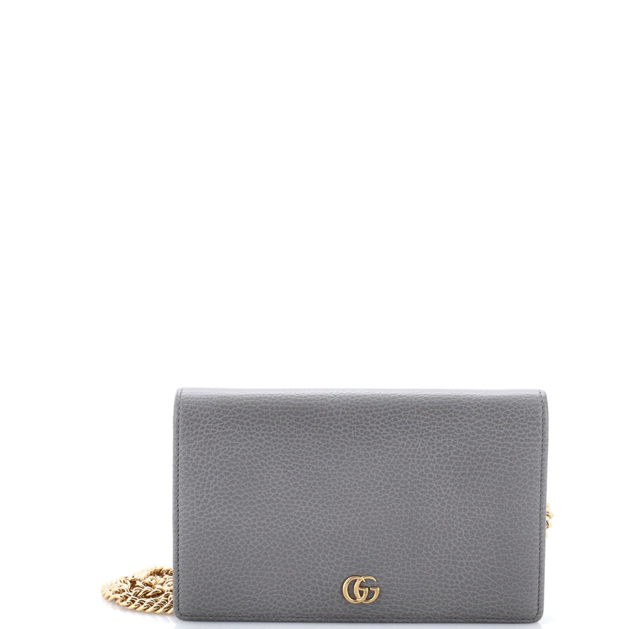 Gucci Petite Gg Marmont Chain Wallet