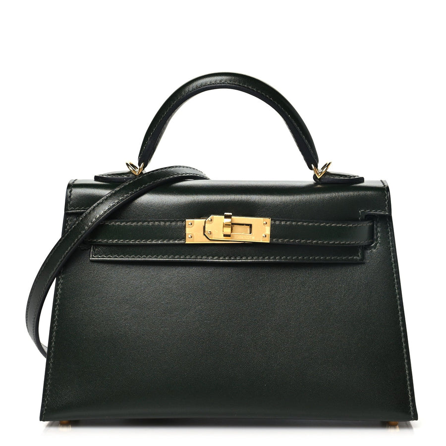 Hermes Box Mini Kelly Sellier 20 Vert