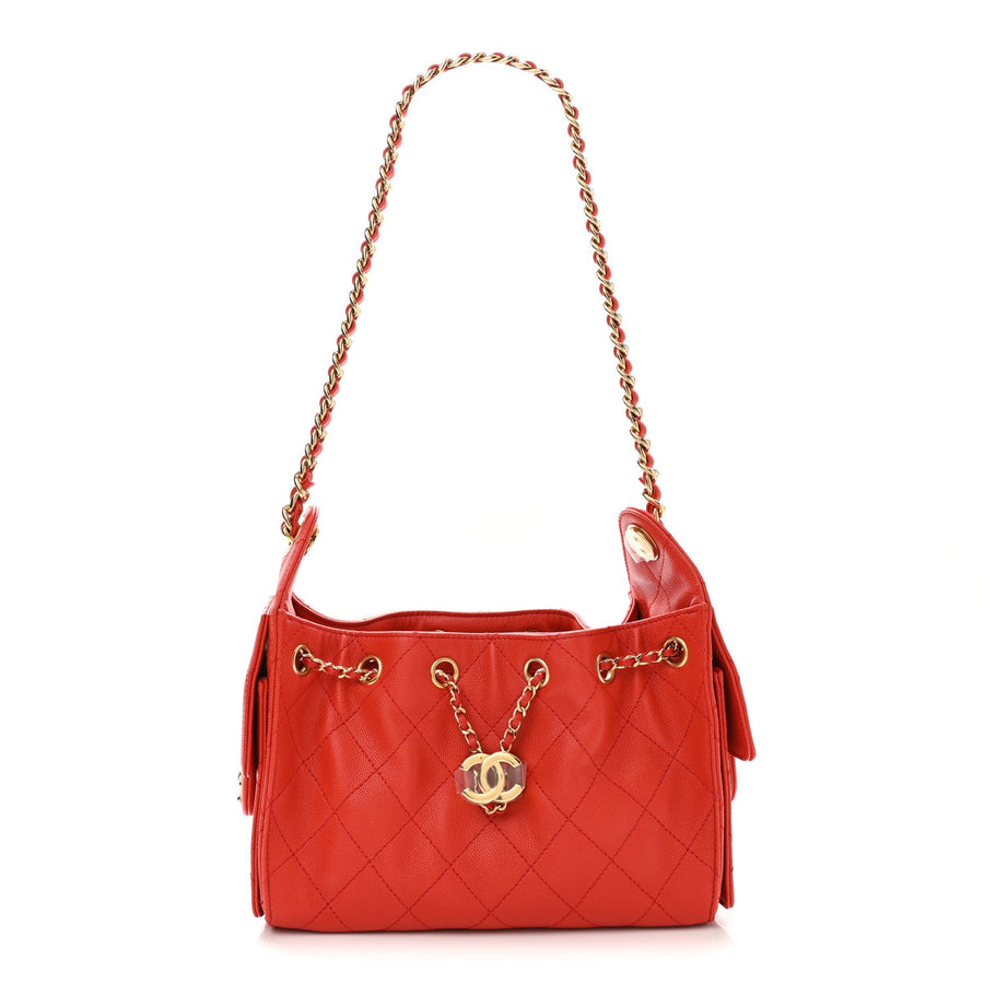 Caviar Quilted Mini Chanel 25 Handbag