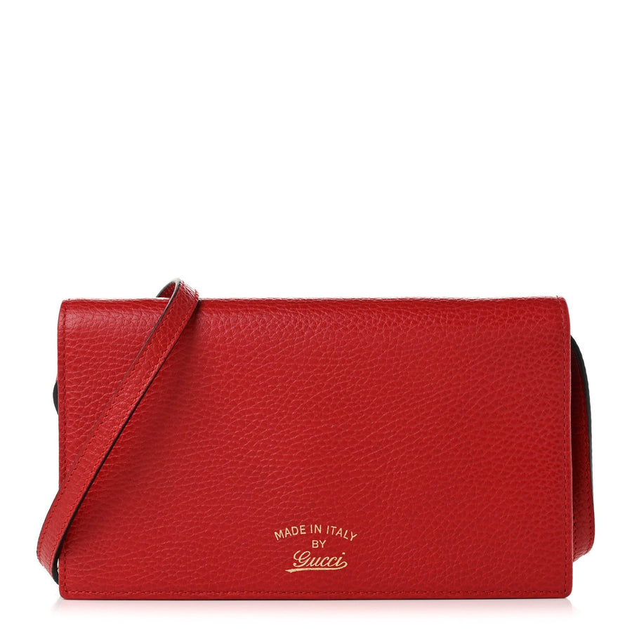Gucci Dollar Calfskin Mini Swing Wallet