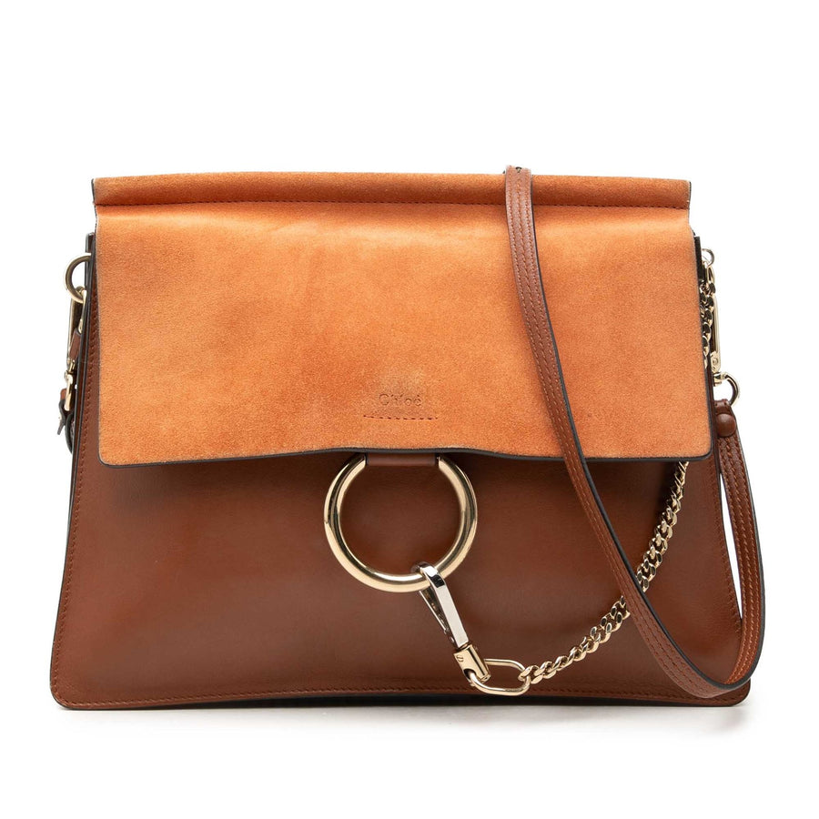 Chloé Medium Calfskin And Suede Faye