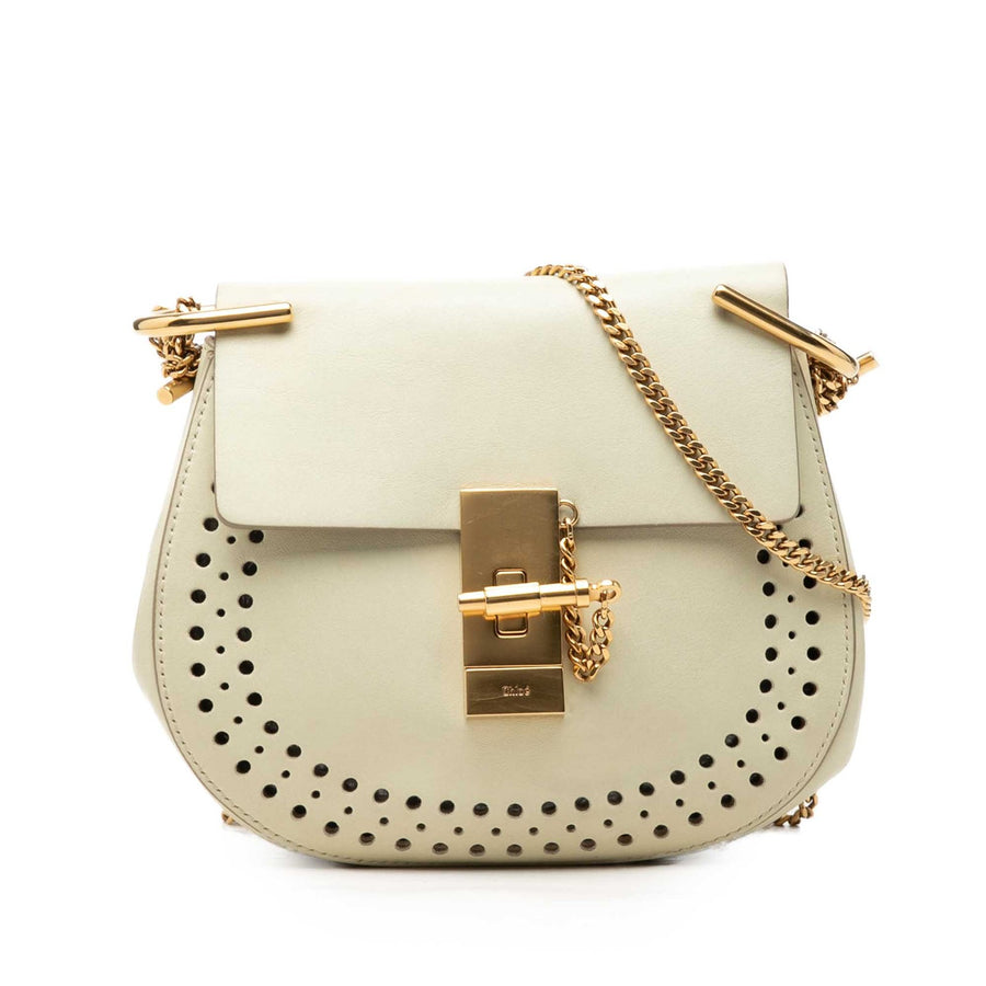 Chloé Small Perforated Leather Drew