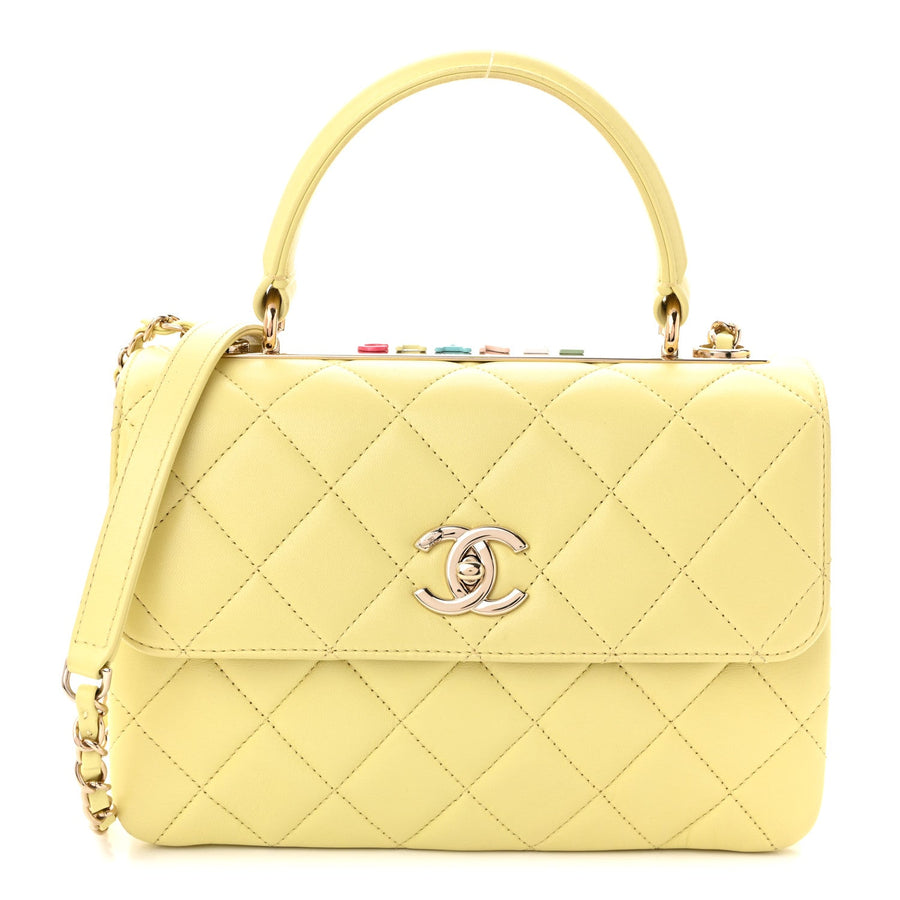 Chanel Lambskin Quilted Small Trendy Cc