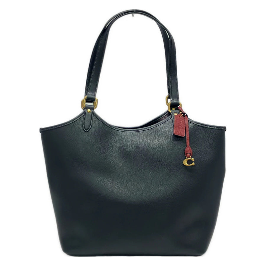 Coach Day Tote Black Leather Bag