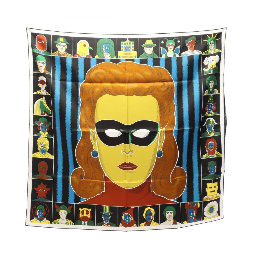 Hermes Carre 90 Double Face Dress Code