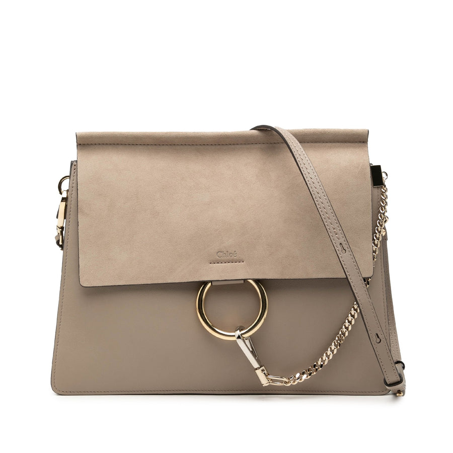 Chloé Medium Calfskin And Suede Faye