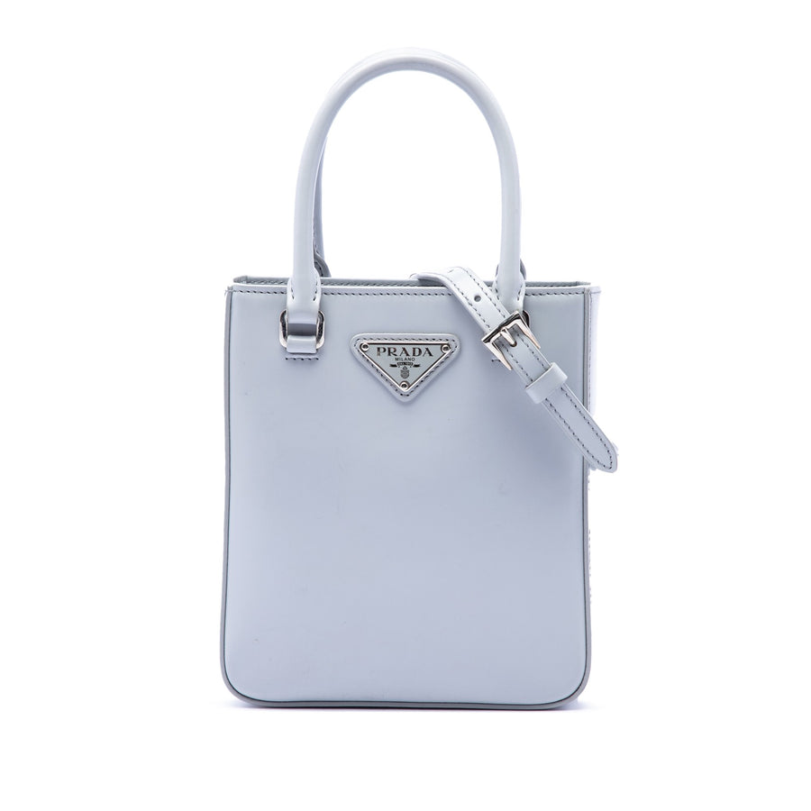 Prada Small Spazzolato Leather Satchel