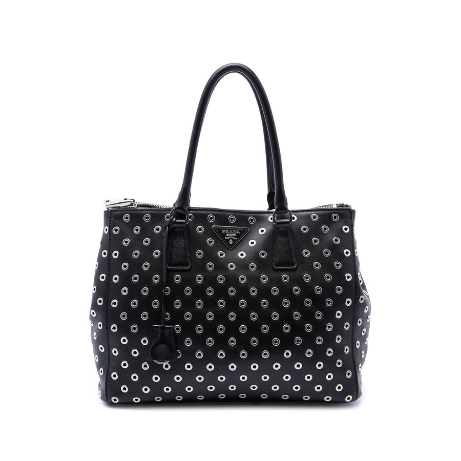 Prada Large City Calf Grommet Galleria