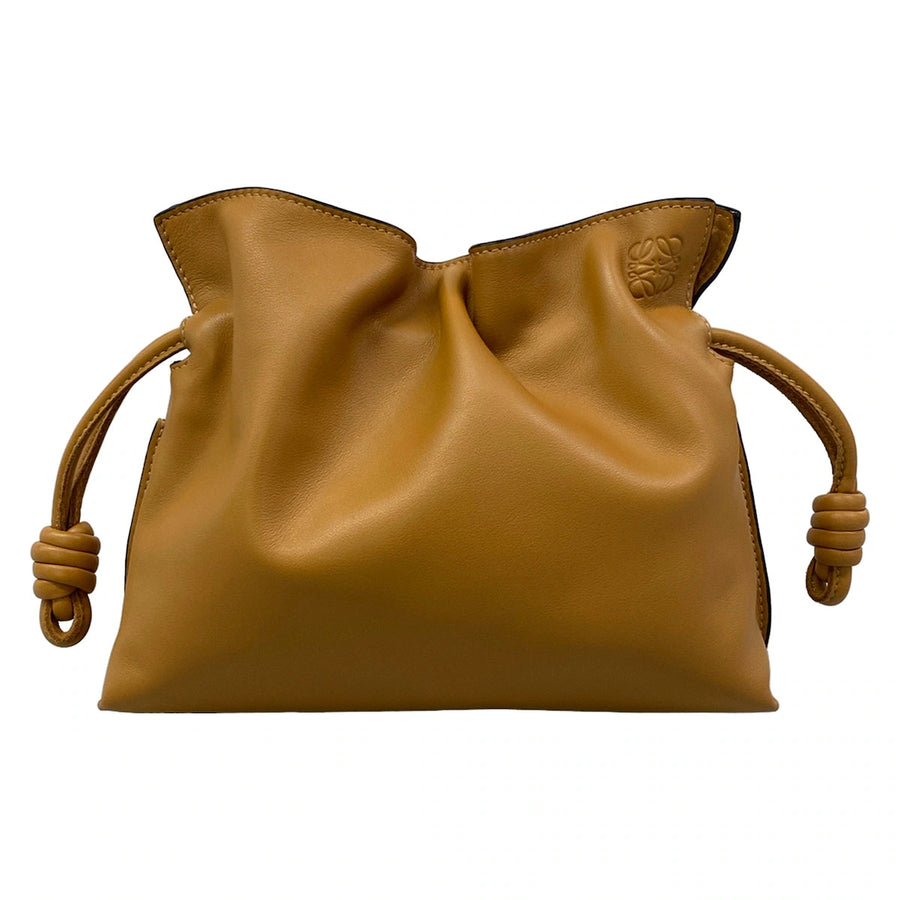 Loewe Flamenco Clutch Mini Brown Nappa