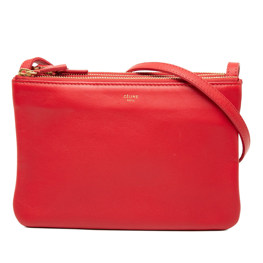 Celine Small Lambskin Trio Crossbody