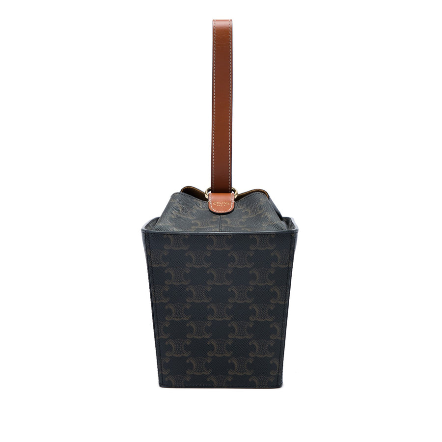 Celine Triomphe Coated Canvas Strap Box