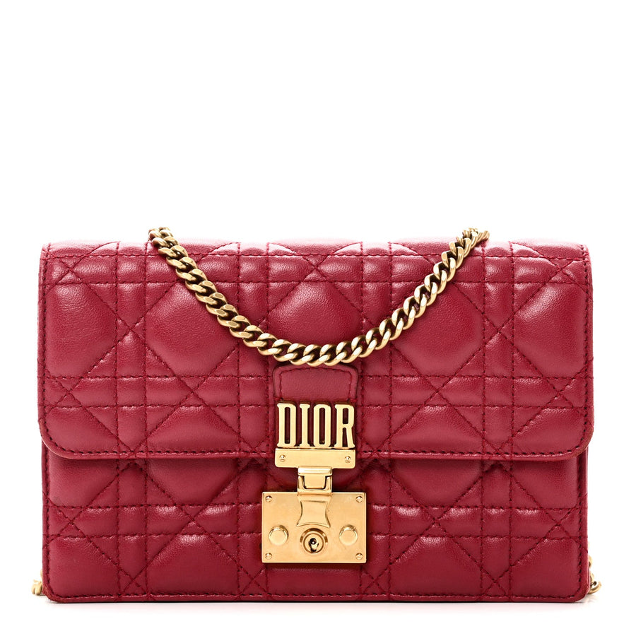 Christian Dior Lambskin Cannage