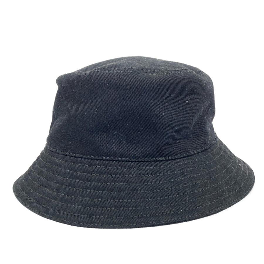 Miumiu Drill Bucket Hat Black White