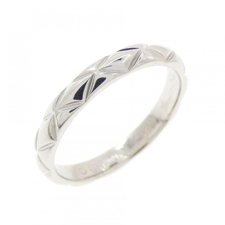 Chanel Matelassé Ring Platinum
