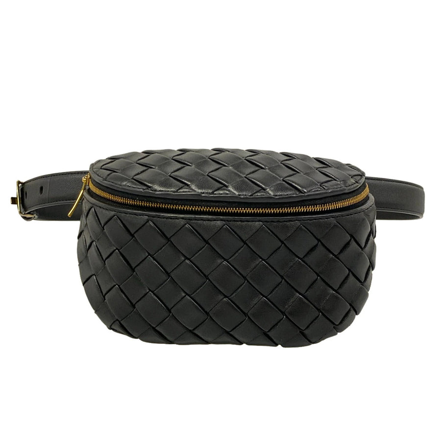 Bottega Veneta Intrecciato Black Leather