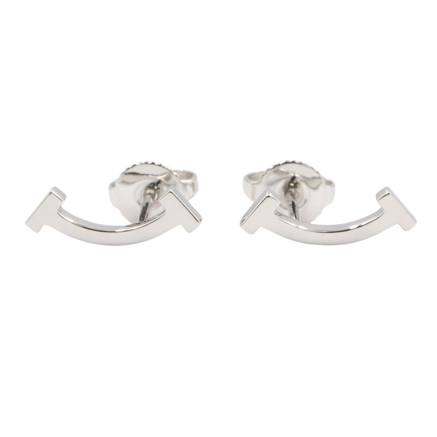 Tiffany&Co T Smile Mini Pierced Earrings